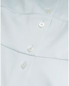 Robe longue avec boutonnage verte