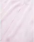 Robe courte avec plissage rose
