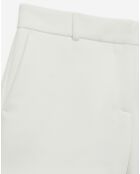 Short tailleur en crêpe blanc