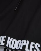 Sweat à capuche et logo noir