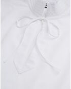 Blouse avec broderie anglaise blanche