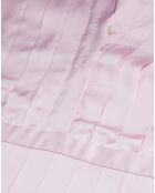 Top avec plissé rose