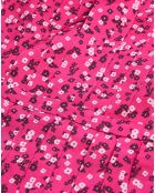 Haut imprimé avec plis rose