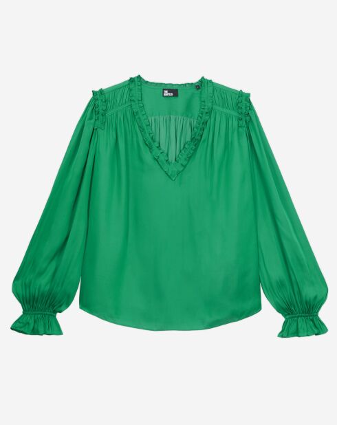 Top avec fronts vert