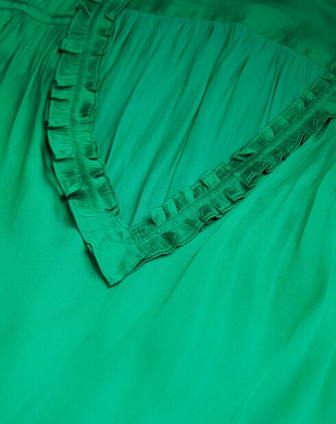 Top avec fronts vert