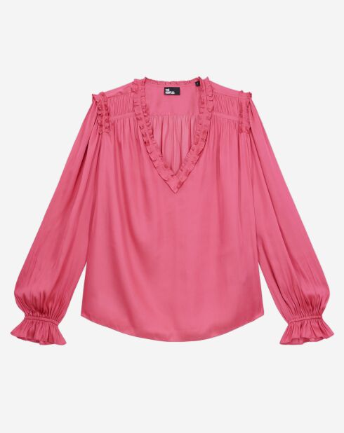 Top rosace avec fronts rose