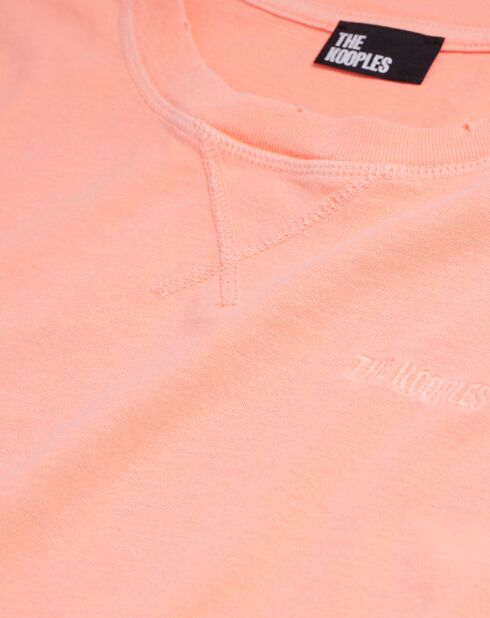 T-Shirt avec logo orange