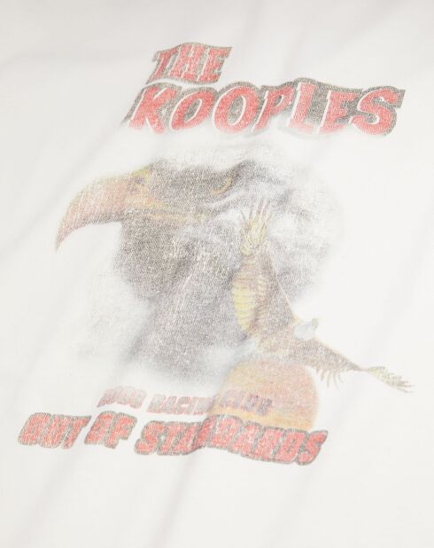 T-Shirt avec sérigraphie Aigle écru