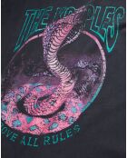 T-Shirt avec sérigraphie Cobra noir