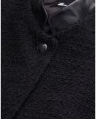 Veste courte en Tweed noire