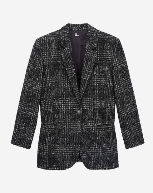 Blazer en Tweed noir