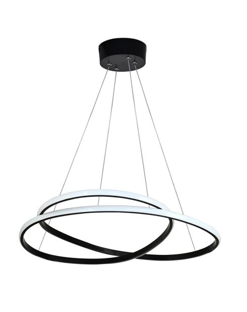 Lustre Orbit noire - 65x65x2 cm
