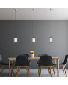 Suspension Swank dorée - 15x90 cm