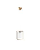Suspension Swank dorée - 15x90 cm