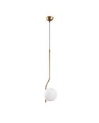 Suspension Tulip dorée - 15x30 cm