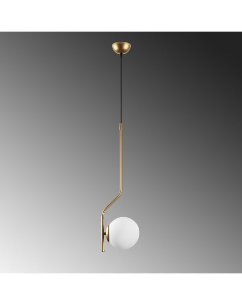 Suspension Tulip dorée - 15x30 cm