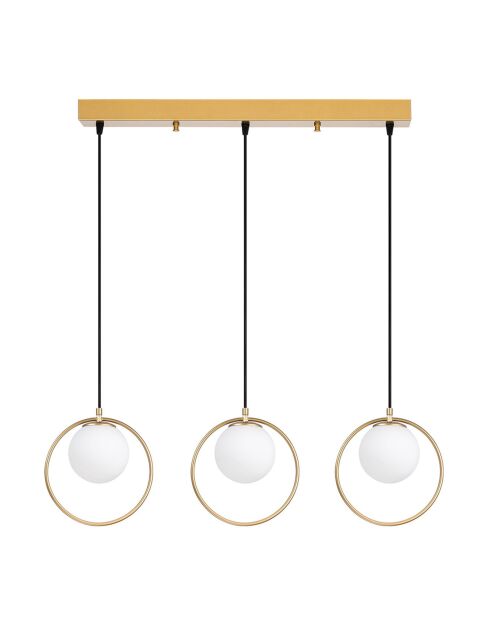 Lustre Dolunay doré - 96x15x126 cm