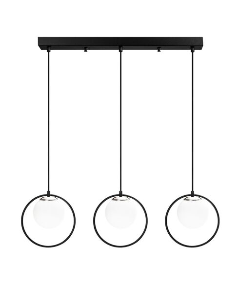 Lustre Dolunay noir - 96x15x126 cm