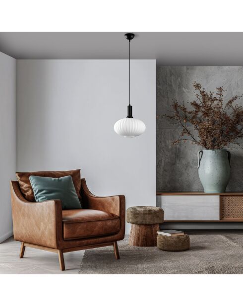 Suspension Asker noire - 30x30x118 cm