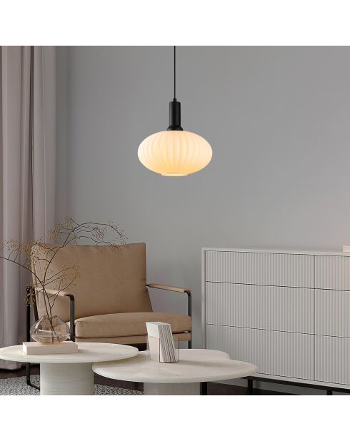 Suspension Asker noire - 30x30x118 cm