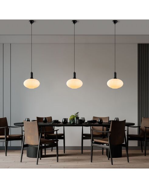 Suspension Asker noire - 30x30x118 cm