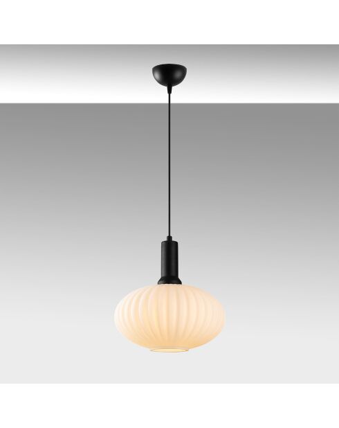 Suspension Asker noire - 30x30x118 cm