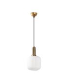 Suspension Asker dorée - 20x20x118 cm