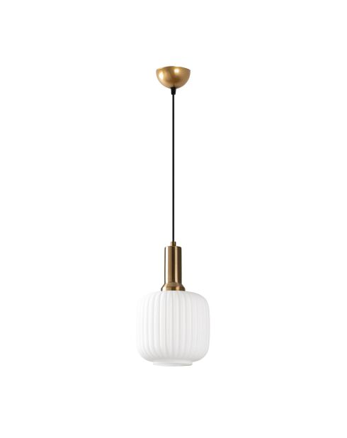 Suspension Asker dorée - 20x20x118 cm
