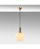 Suspension Asker dorée - 20x20x118 cm