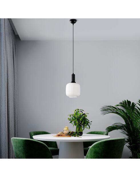 Suspension Asker noire - 20x20x118 cm