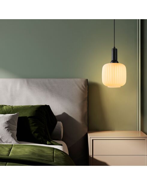 Suspension Asker noire - 20x20x118 cm