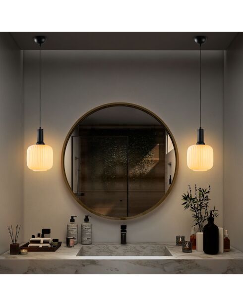 Suspension Asker noire - 20x20x118 cm