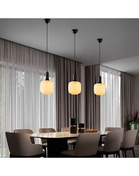 Suspension Asker noire - 20x20x118 cm