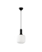 Suspension Asker noire - 20x20x118 cm