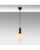 Suspension Asker noire - 13x13x118 cm