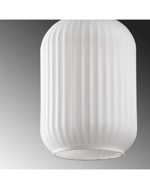Suspension Asker noire - 13x13x118 cm