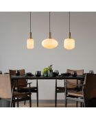 Lustre Asker doré - 87x30x130 cm