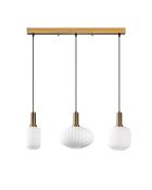Lustre Asker doré - 87x30x130 cm