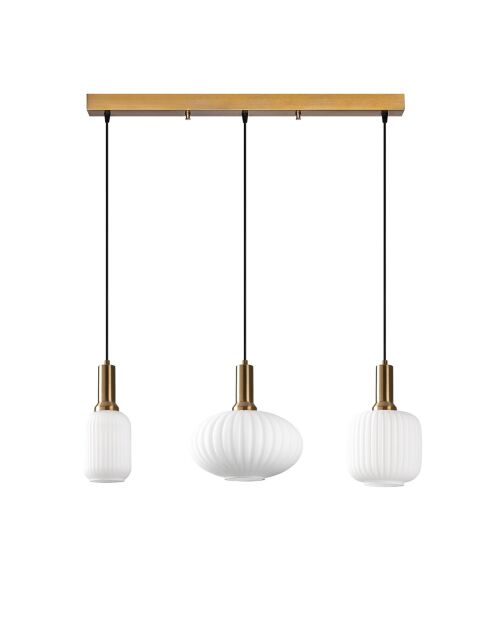 Lustre Asker doré - 87x30x130 cm