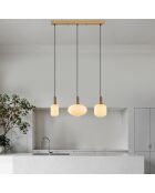 Lustre Asker doré - 87x30x130 cm