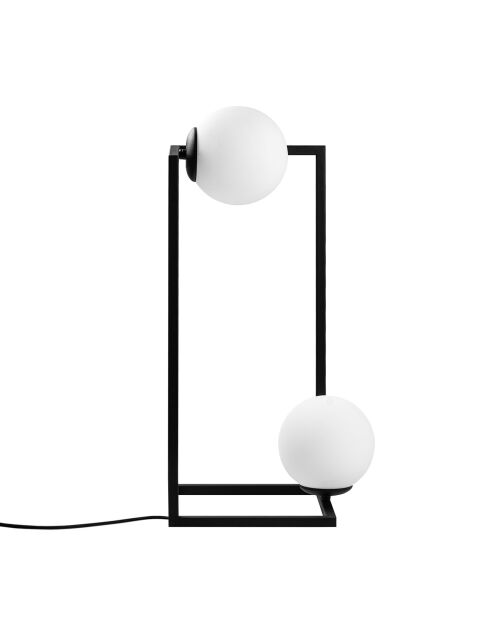 Lampe à poser Corner noire - 25x25x25 cm