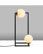 Lampe à poser Corner noire - 25x25x25 cm