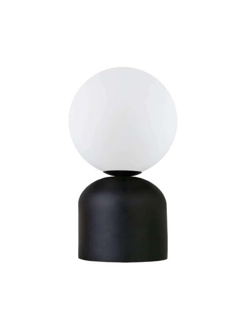 Lampe à poser noire - 15x15x28 cm