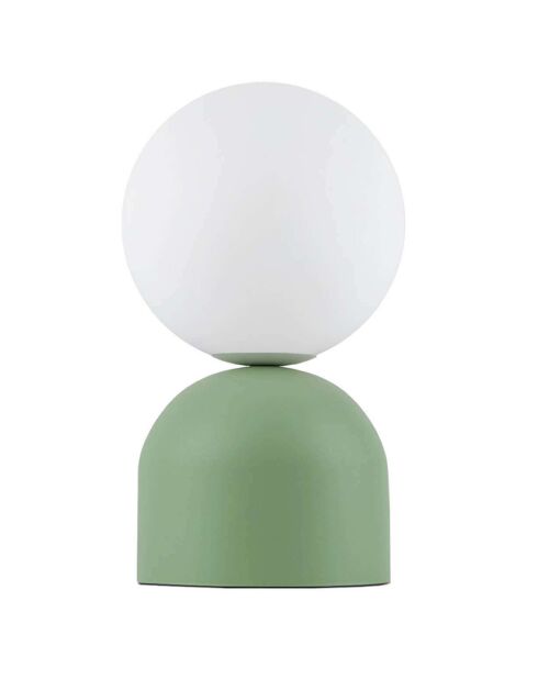 Lampe à poser verte - 15x15x28 cm