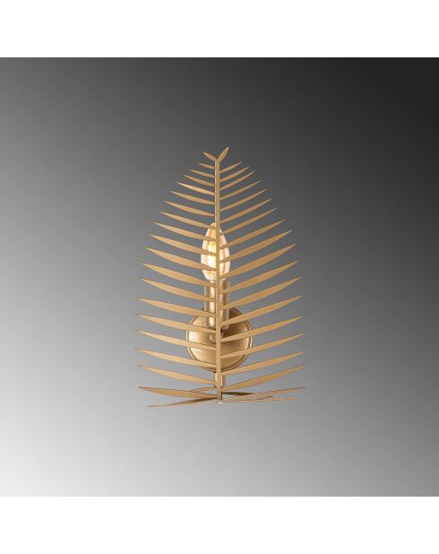 Lámpara de pared Leaf gold - 20x30x8 cm