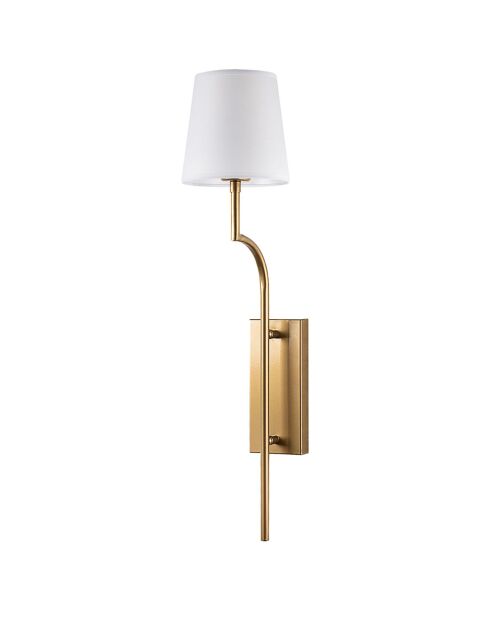 Lampada da parete Lumora oro/bianco - 16x22x72 cm