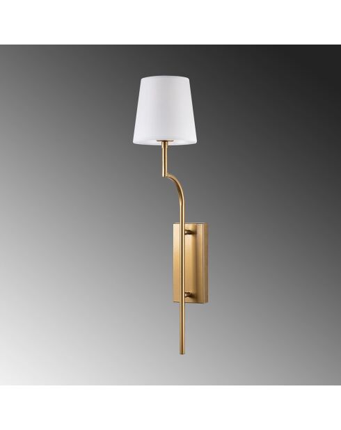 Lampada da parete Lumora oro/bianco - 16x22x72 cm
