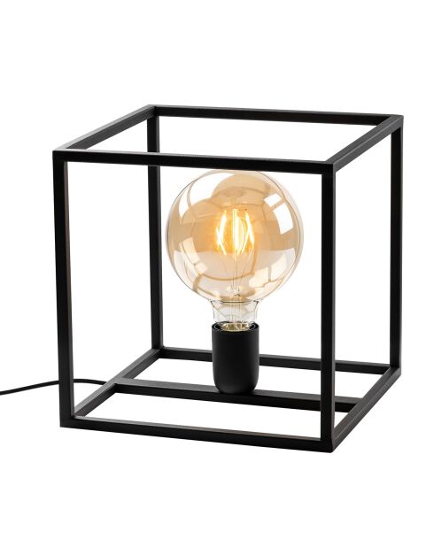 Lampe à poser Kafes noire - 25x25x25 cm