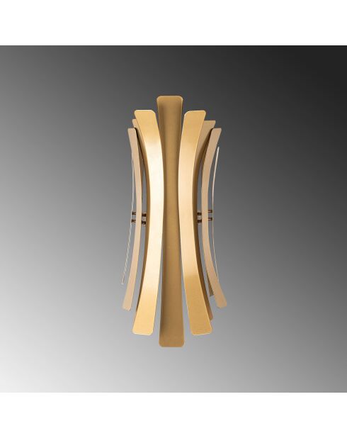 Applique murale Linea dorée - 17x16x48 cm