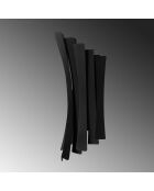 Applique murale Linea noire - 17x16x48 cm